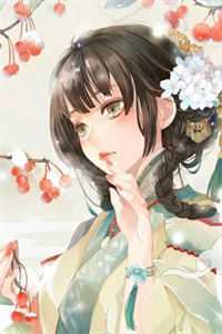 像冬日恋上了春里花